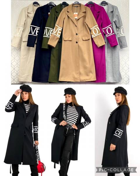 Płaszcze damskie 4946 Mix kolor Standard (Towar Włoskie) 1