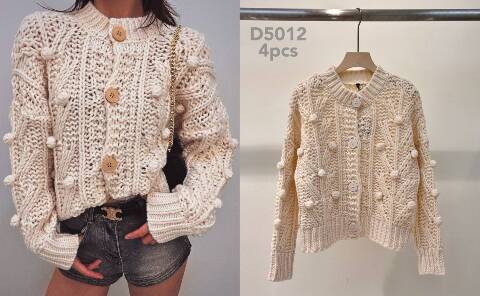 Sweter damskie D5012 Mix kolor Standard 1