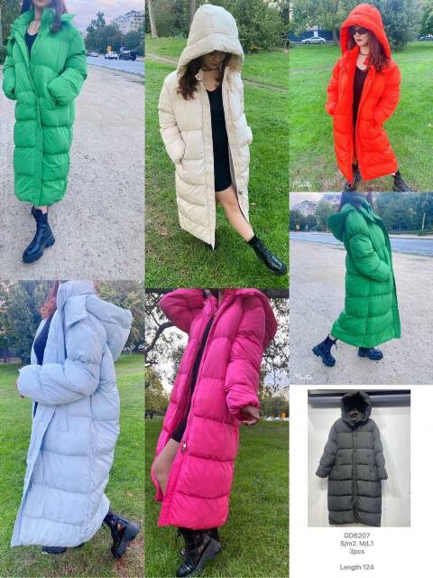 Płaszcze damskie 5601 Mix kolor Standard