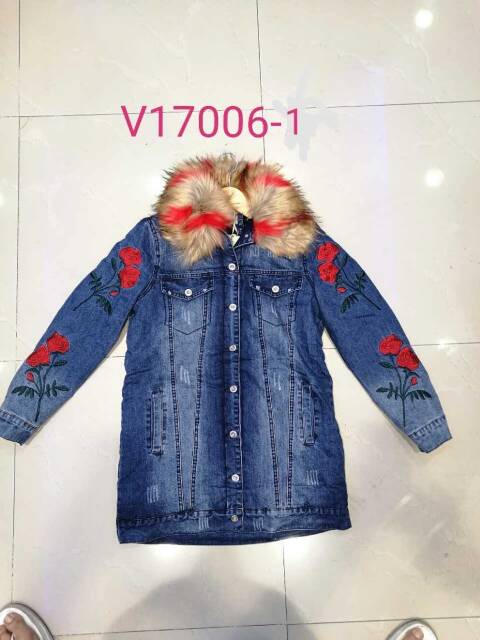 Kurtka jeansowa damskie V17006-1 Mix kolor S-2XL 1