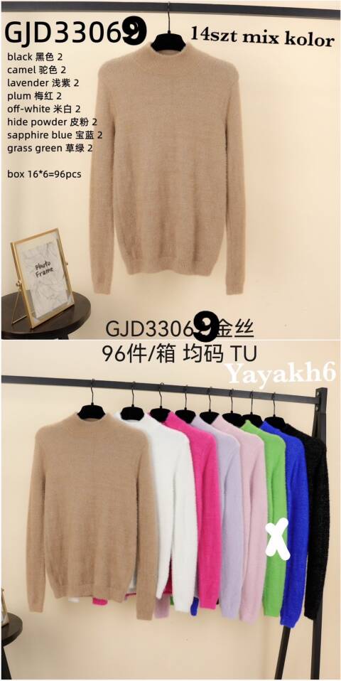 Sweter damskie GJD3306 Mix kolor Standard 1