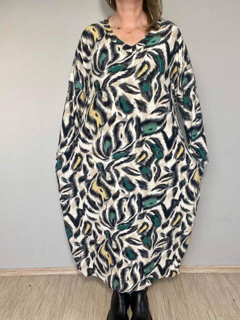 Sukienka damskie 5729 Mix kolor Standard (Towar Polskie)