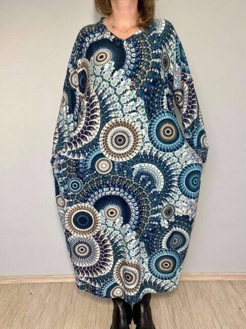 Sukienka damskie 5734 Mix kolor Standard (Towar Polskie)