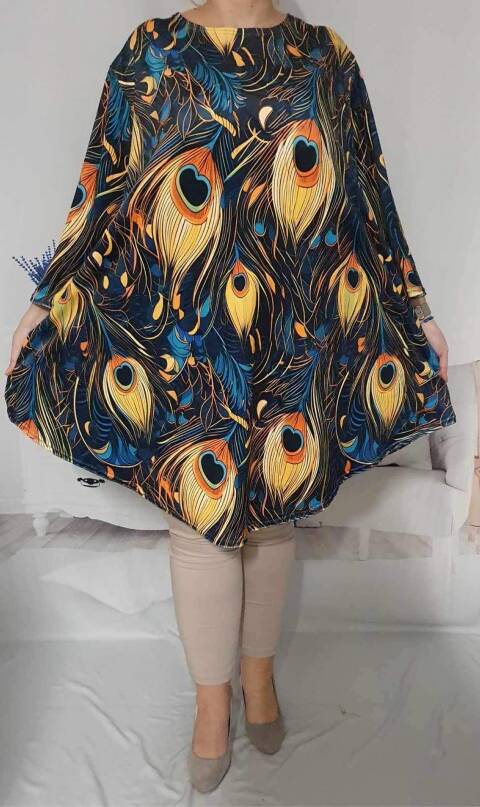 Tunika damskie 5750 Mix kolor Standard (Towar Polskie)