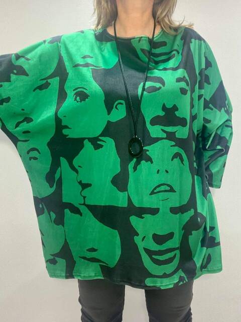 Tunika damskie 5758 Mix kolor Standard (Towar Polskie)