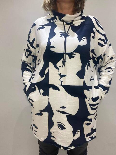 Tunika damskie 5760 Mix kolor Standard (Towar Polskie)