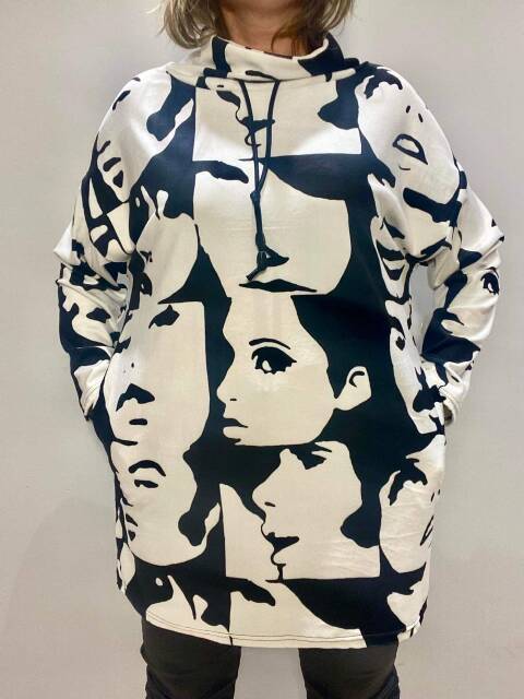 Tunika damskie 5761 Mix kolor Standard (Towar Polskie) 1