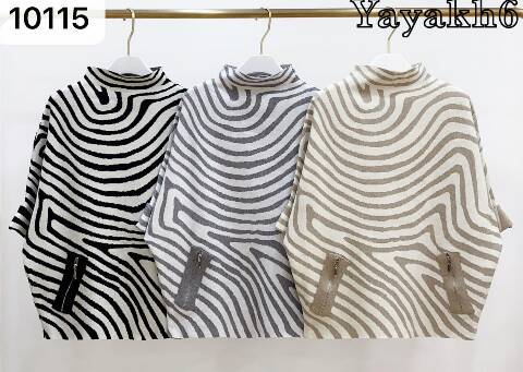 Sweter damskie 10115 Mix kolor Standard