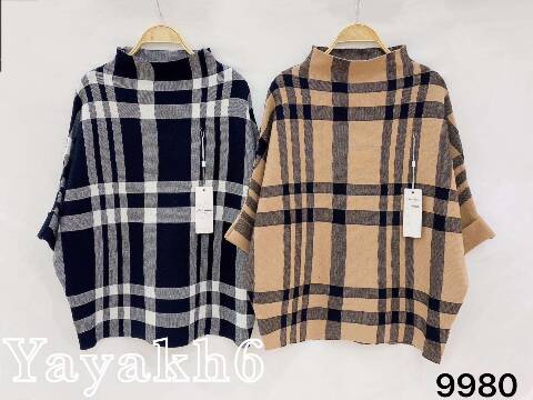 Sweter damskie 9980 Mix kolor Standard