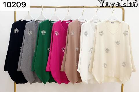 Sweter damskie 10209 Mix kolor Standard