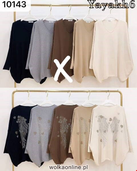 Sweter damskie 10143 Mix kolor Standard