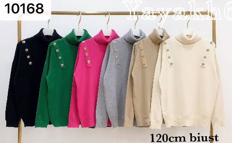 Sweter damskie 10168 Mix kolor Standard