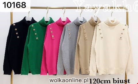 Sweter damskie 10168 Mix kolor Standard