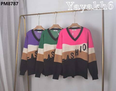 Sweter damskie PM8787 Mix kolor Standard