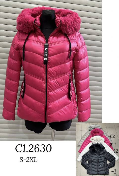 Kurtka zimowa damskie 2630 1 kolor S-2XL (Towar Polskie) 1