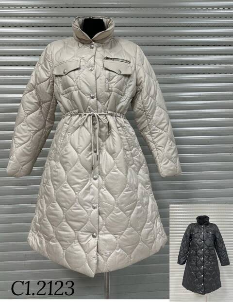 Płaszcze damskie 2123 1 kolor 3XL-8XL (Towar Polskie)