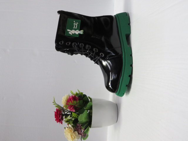 Botki Dziecięce C30ZM BLACK/GREEN 31-36