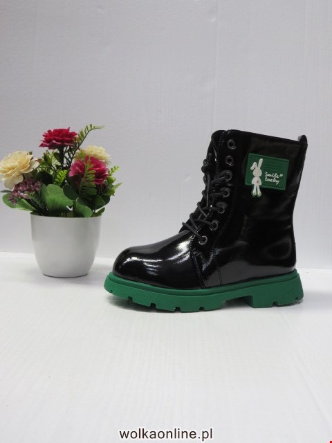 Botki Dziecięce C30ZM BLACK/GREEN 31-36