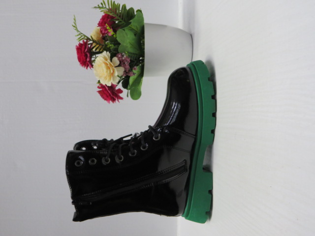 Botki Dziecięce C30ZM BLACK/GREEN 31-36 1
