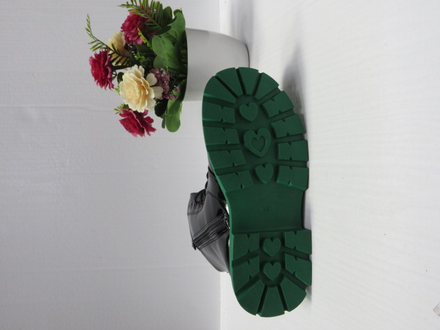 Botki Dziecięce C30ZM BLACK/GREEN 31-36 2