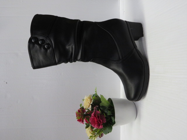 Kozaki Damskie D2201-50 BLACK 39-43