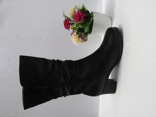 Kozaki Damskie D2201-50 BLACK 39-43 1