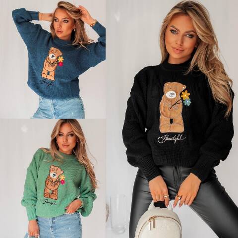 Bluza damskie 6257 1 kolor Standard (Towar Tureckie) 1