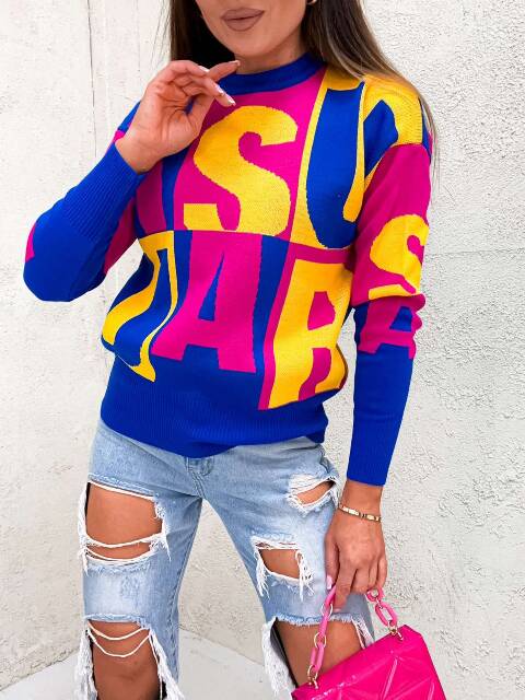 Sweter damskie 6261 1 kolor Standard (Towar Tureckie)