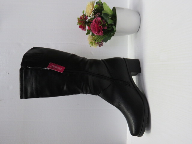 Kozaki Damskie D881-17 BLACK 39-43 1