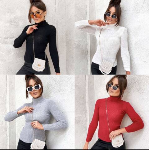 Sweter damskie 6263 1 kolor Standard (Towar Tureckie) 1