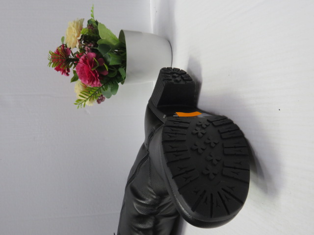 Kozaki Damskie D881-17 BLACK 39-43 2