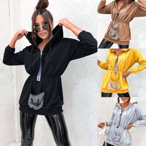 Tunika damskie 6268 1 kolor Standard (Towar Tureckie)