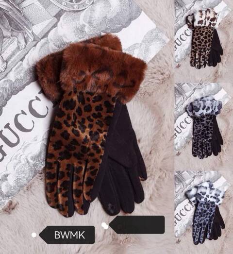 Rękawiczki damskie zimowe BWMK Mix kolor Standard 1