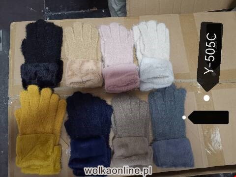 Rękawiczki damskie zimowe Y-505C Mix kolor Standard