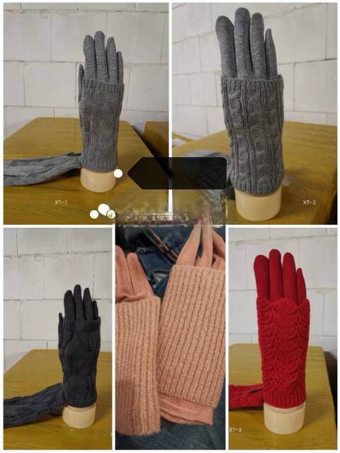 Rękawiczki damskie zimowe 6282 Mix kolor Standard