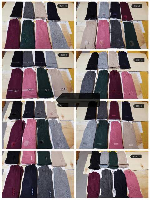 Rękawiczki damskie zimowe 6291 Mix kolor Standard 1