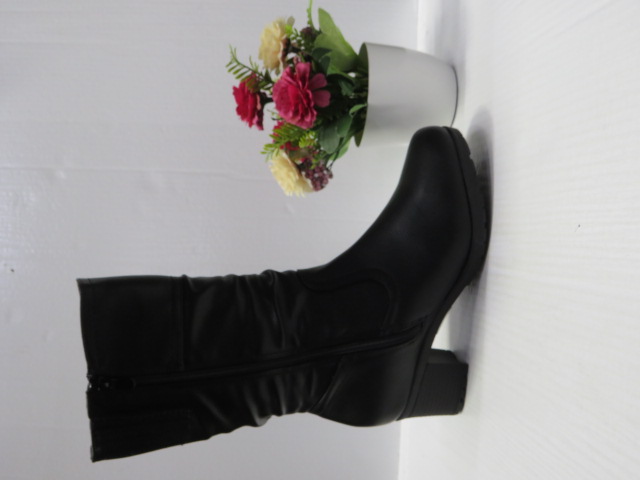 Kozaki Damskie D88138-82 BLACK 39-43 1