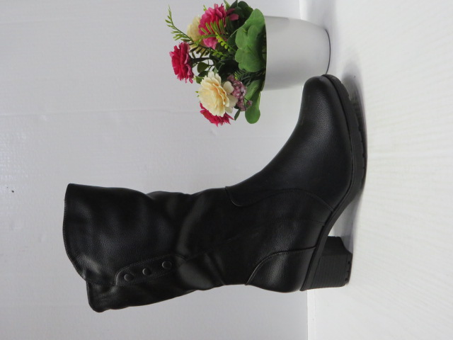 Botki Damskie D881-5 BLACK 39-43