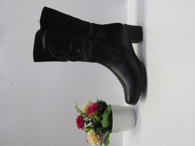 Botki Damskie D881-5 BLACK 39-43 1