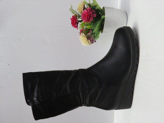 Botki Damskie D885-9 BLACK 39-43