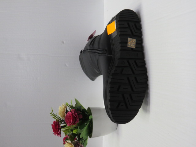 Botki Damskie D885-9 BLACK 39-43 2