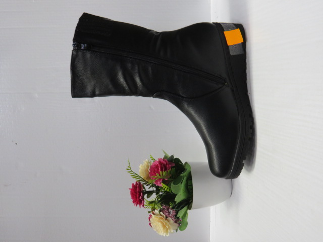 Botki Damskie D885-1 BLACK 39-43 1