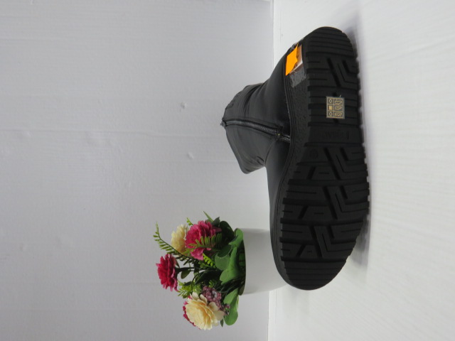 Botki Damskie D885-1 BLACK 39-43 2