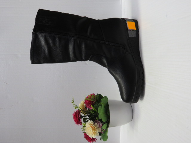 Botki Damskie D885-15 BLACK 39-43 1