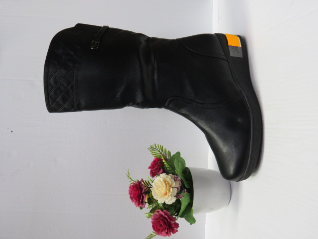 Botki Damskie D88330-73 BLACK 39-43
