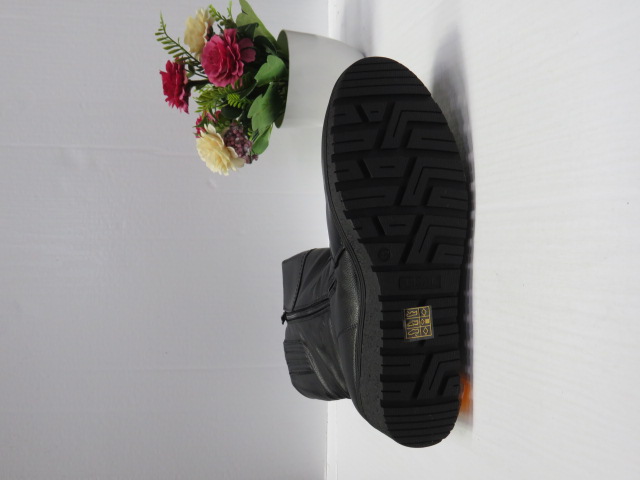 Botki Damskie D885-11 BLACK 39-43 2