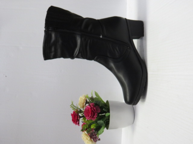 Botki Damskie D881-91 BLACK 39-43 1