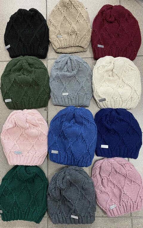 Czapka damskie 6456 Mix kolor Standard