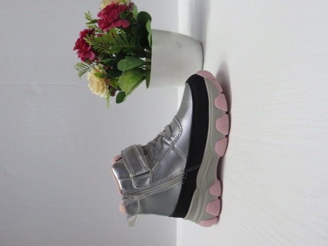 Botki Dziecięce HB355 SILVER/BLACK 26-31 1