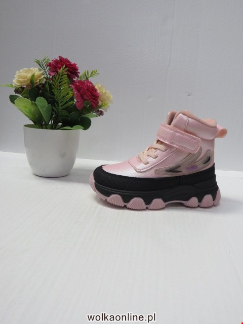 Botki Dziecięce HB355 PINK/BLACK 26-31